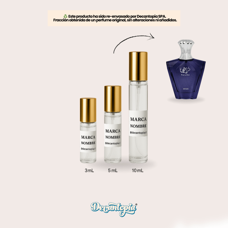 DECANT AFNAN - TURATHI BLUE EDP (Bvlgari - Tygar)