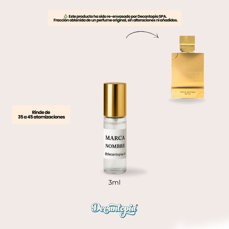 DECANT AL HARAMAIN - AMBER OUD GOLD EDITION EDP (Xerjoff - Erba Pura)