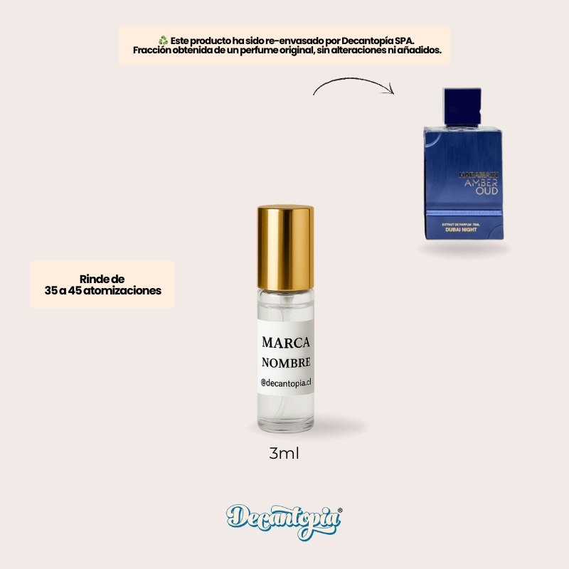 DECANT AL HARAMAIN - AMBER OUD DUBAI NIGHT (Mancera - Arabians Tonka)
