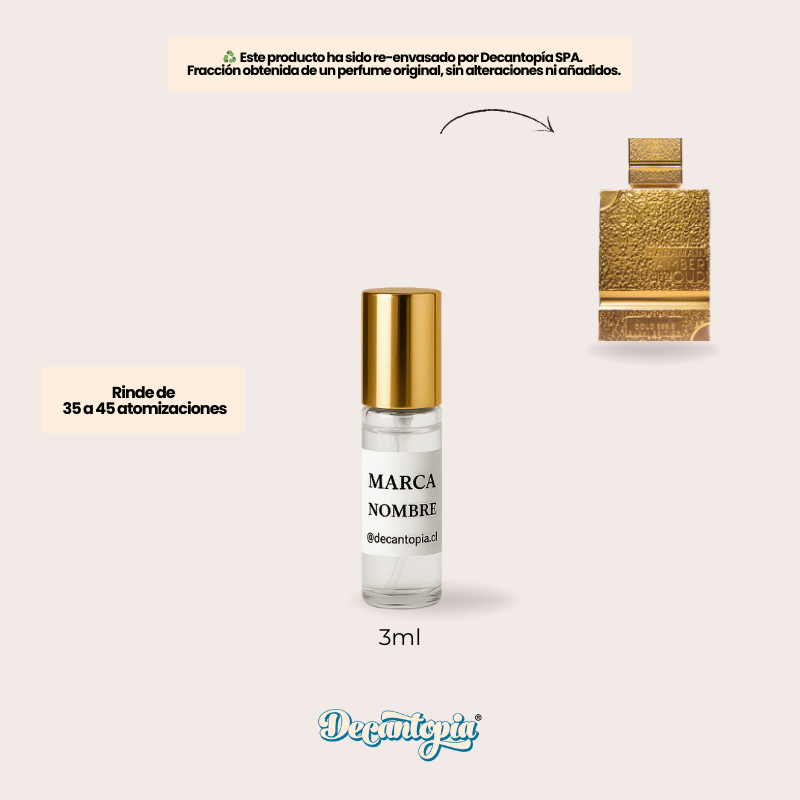 DECANT AL HARAMAIN - AMBER OUD GOLD 999.9