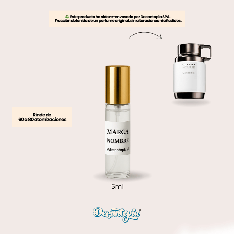 DECANT ARMAF - ODYSSEY WHITE (Armani - Stronger With You)