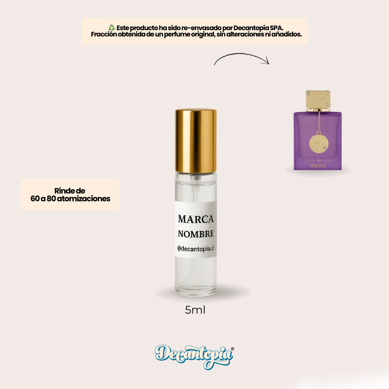 DECANT ARMAF - CLUB DE NUIT MALEKA