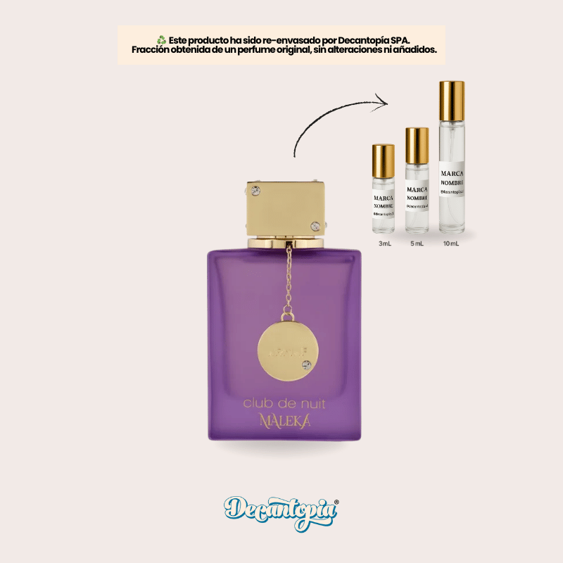 DECANT ARMAF - CLUB DE NUIT MALEKA