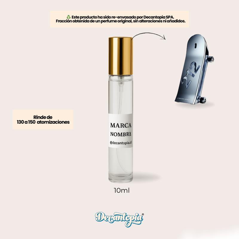 DECANT CAROLINA HERRERA - 212 MEN HEROES