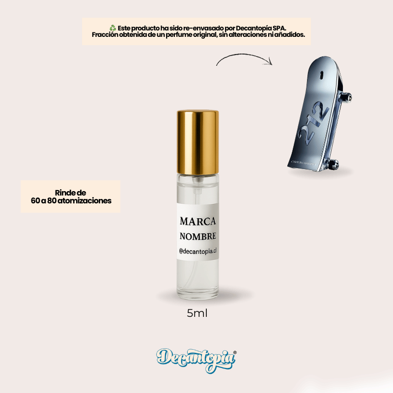 DECANT CAROLINA HERRERA - 212 MEN HEROES