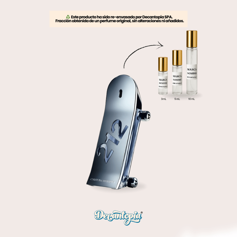 DECANT CAROLINA HERRERA - 212 MEN HEROES