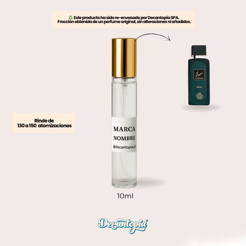 DECANT FRAGRANCE WORLD - HAYAATI BEAU Le Beau Le Parfum - JPG