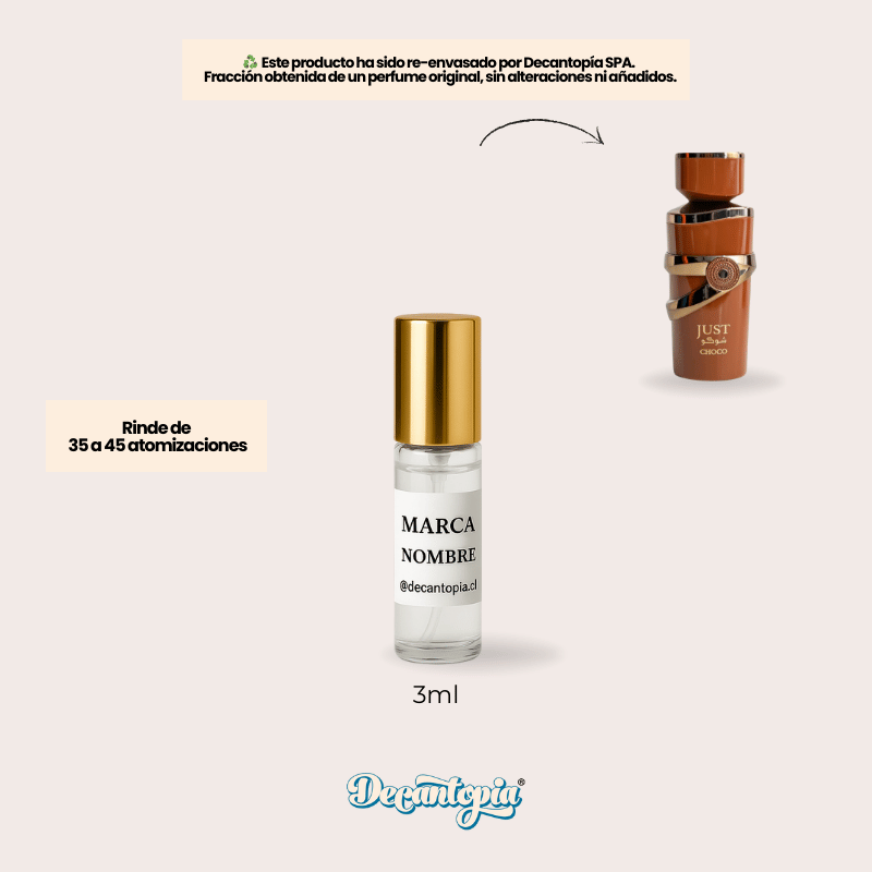 DECANT FRAGRANCE WORLD - JUST CHOCO