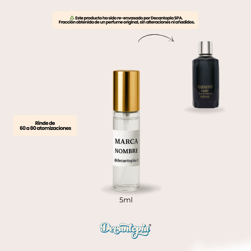 DECANT FRAGRANCE WORLD - HARMONY CODE INTENSE (Armani - Code Intense EDP)