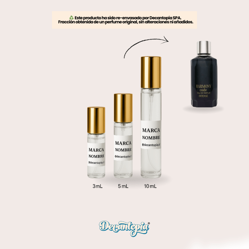 DECANT FRAGRANCE WORLD - HARMONY CODE INTENSE (Armani - Code Intense EDP)