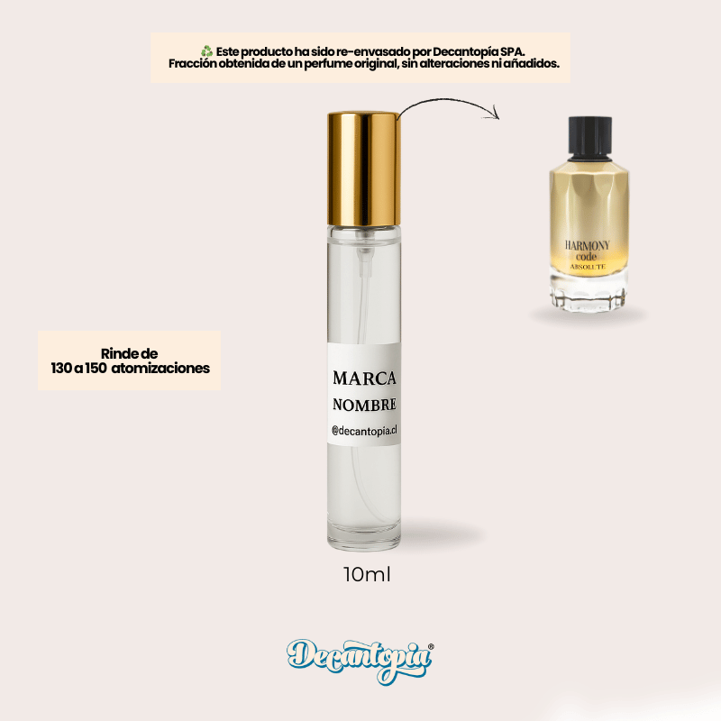 DECANT FRAGRANCE WORLD - HARMONY CODE ABSOLUTE (Armani - Code Absolu)