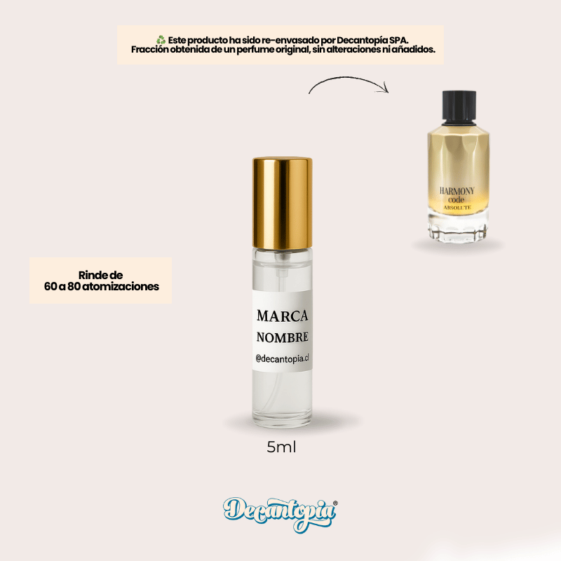 DECANT FRAGRANCE WORLD - HARMONY CODE ABSOLUTE (Armani - Code Absolu)