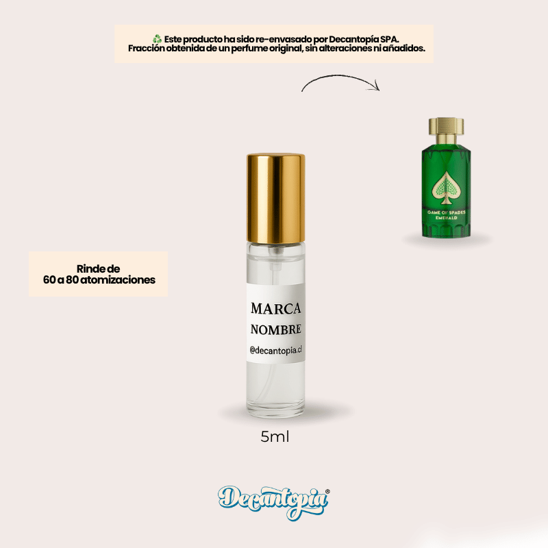 DECANT JO MILANO - GAME OF SPADES EMERALD