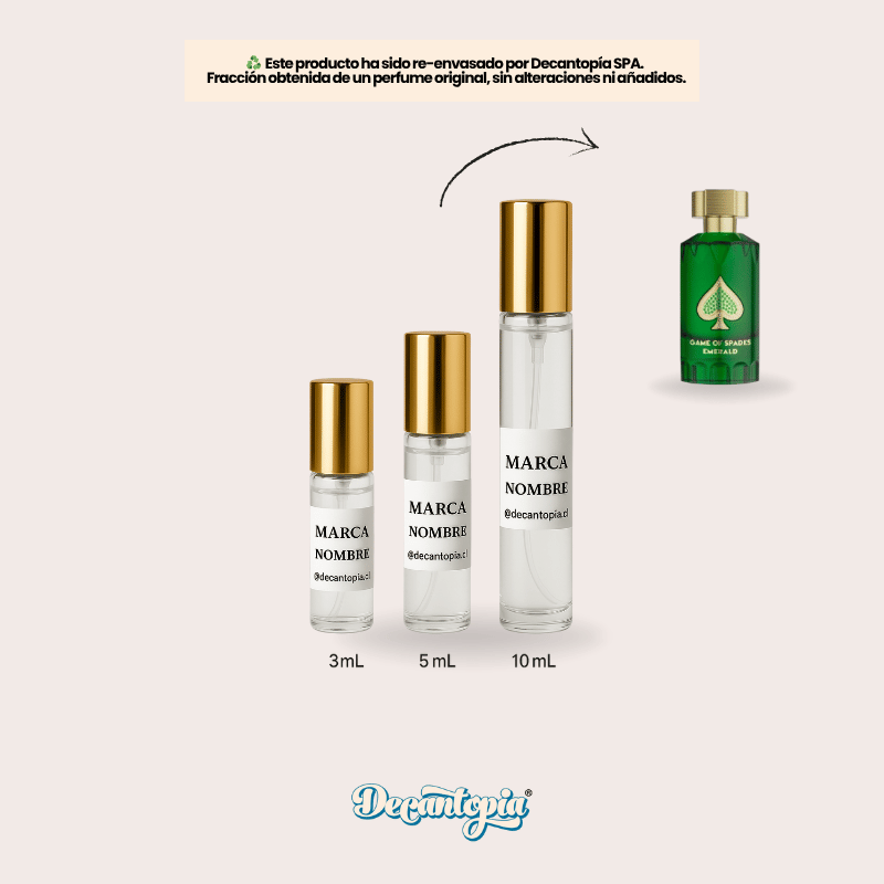 DECANT JO MILANO - GAME OF SPADES EMERALD