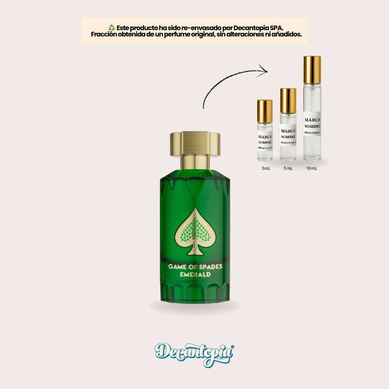 DECANT JO MILANO - GAME OF SPADES EMERALD
