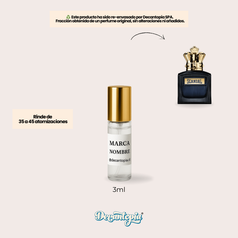 DECANT JEAN PAUL GAULTIER - SCANDAL INTENSE POUR HOMME