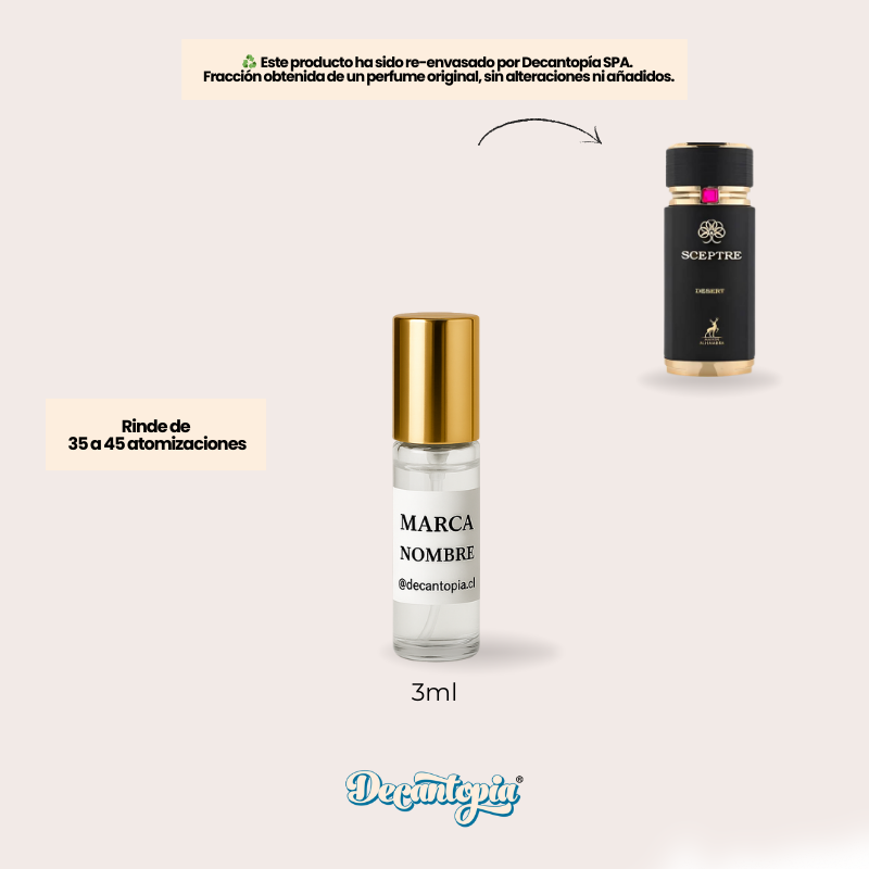 DECANT MAISON ALHAMBRA - SCEPTRE DESERT