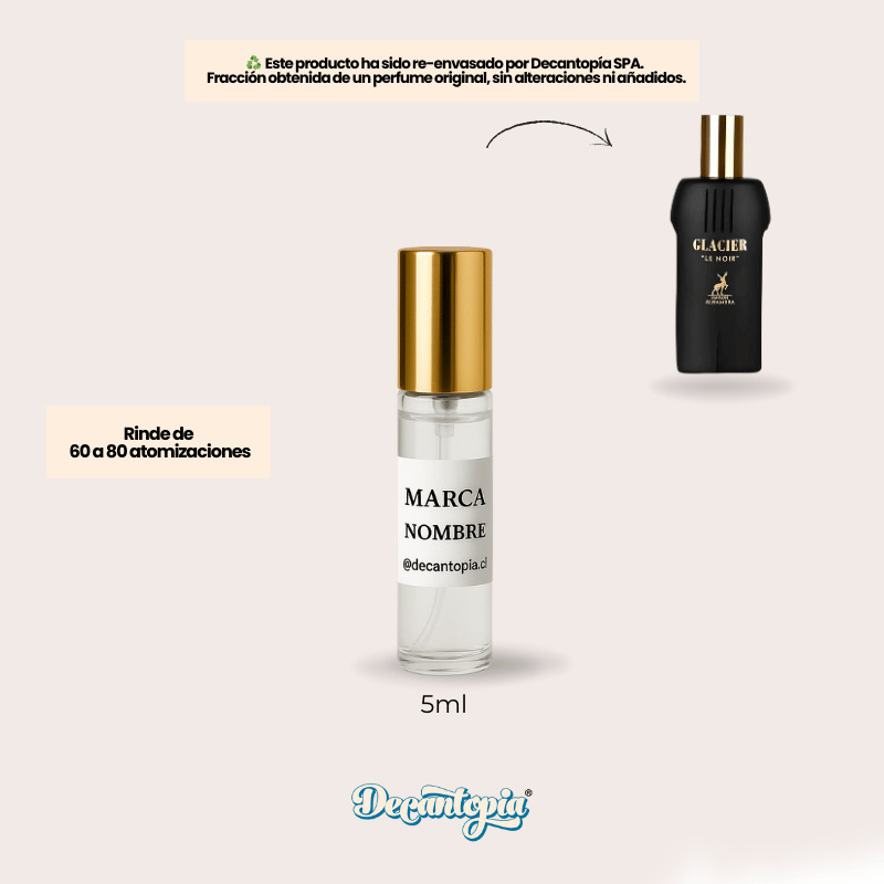 DECANT MAISON ALHAMBRA - GLACIER LE NOIR EDP (Jpg - Le Male Le Parfum)