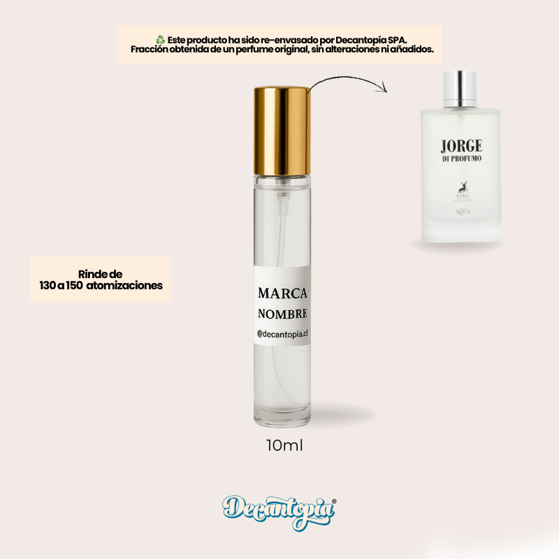 DECANT MAISON ALHAMBRA - JORGE DI PROFUMO AQUA (Armani - Acqua di Gio EDP)