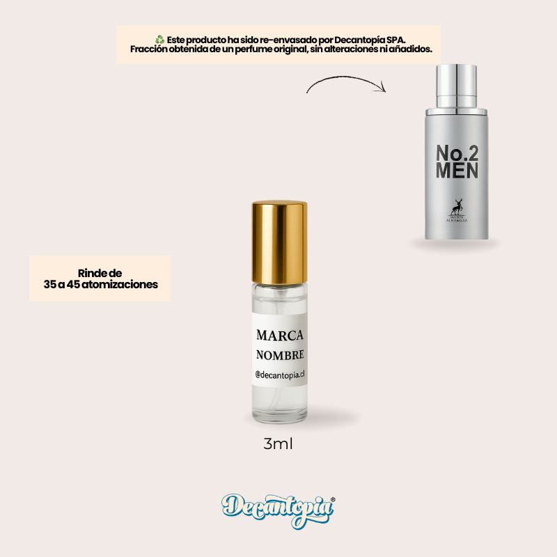 DECANT MAISON ALHAMBRA - MEN No2 (Carolina Herrera - 212 Men)