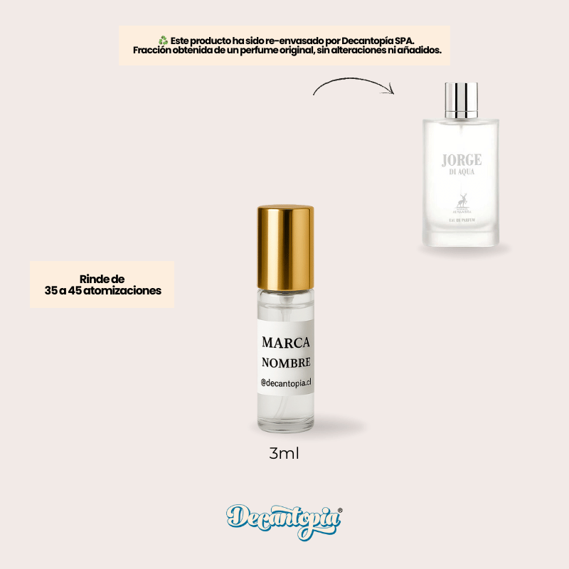 DECANT MAISON ALHAMBRA - JORGE DI AQUA (Armani - Acqua di Gio EDT)