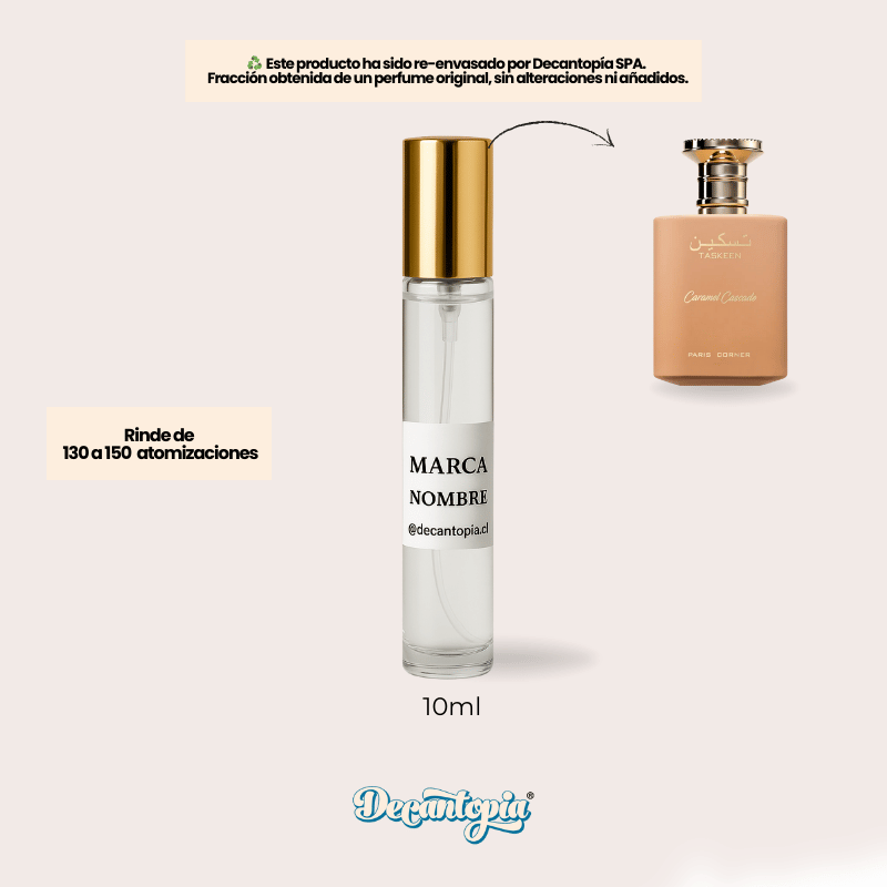 DECANT PARIS CORNER - TASKEEN CARAMEL CASCADE (Giardini di Toscana - Bianco Latte)