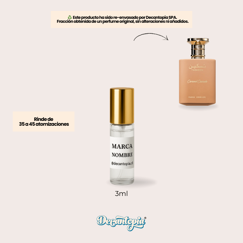 DECANT PARIS CORNER - TASKEEN CARAMEL CASCADE (Giardini di Toscana - Bianco Latte)