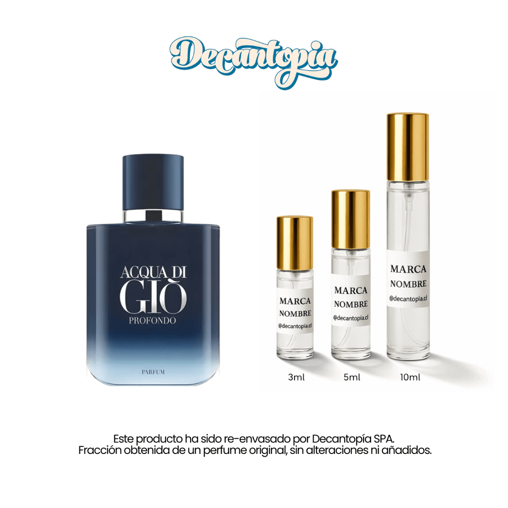 DECANT - Acqua di Gio Profondo Parfum - Decantopia