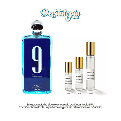 DECANT AFNAN - 9AM DIVE EDP (Dupe de Y Eau Fraiche - Ysl) - Decantopia