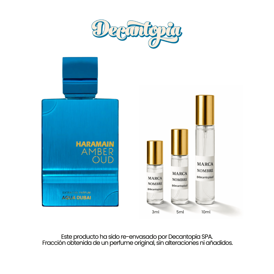 DECANT AL HARAMAIN - AMBER OUD AQUA DUBAI (Dupe de Imagination - Louis Vuitton) - Decantopia