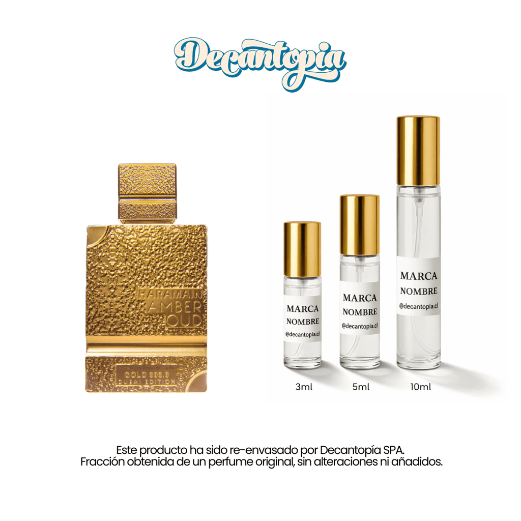 DECANT AL HARAMAIN - AMBER OUD GOLD 999.9 (Dupe de Erba Pura - Xerjoff) - Decantopia