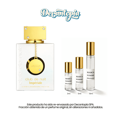 DECANT ARMAF - CLUB DE NUIT IMPERIALE EDP (Dupe de Delina Exclusif - Parfums de Marly) - Decantopia