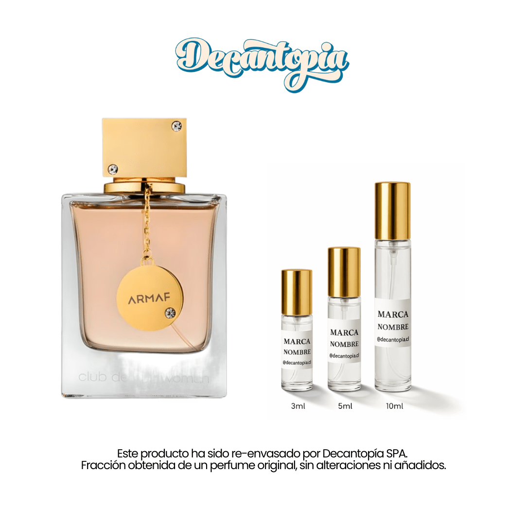DECANT ARMAF - CLUB DE NUIT WOMAN EDP (Dupe de Coco Mademoiselle - Chanel) - Decantopia