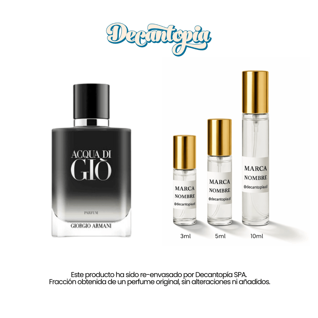 DECANT ARMANI - ACQUA DI GIO PARFUM - Decantopia