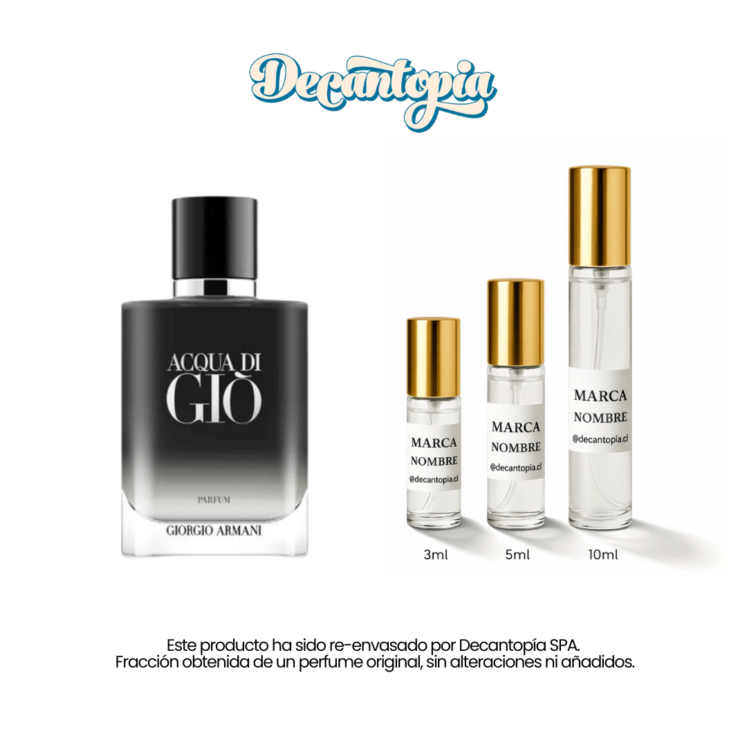DECANT ARMANI - ACQUA DI GIO PARFUM - Decantopia