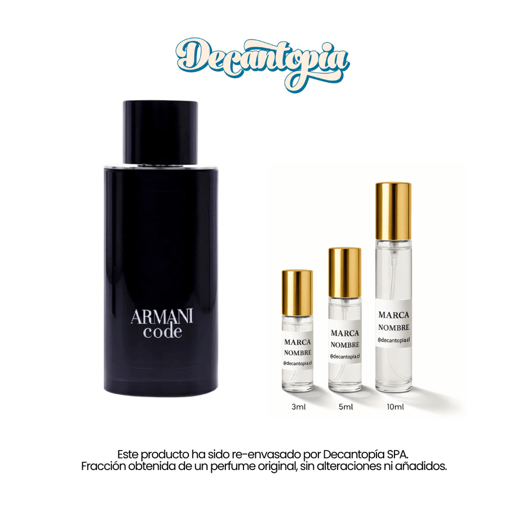 DECANT ARMANI - CODE EDT - Decantopia