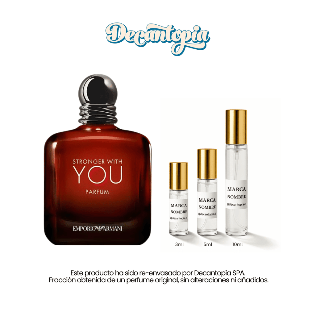 DECANT ARMANI - STRONGER WITH YOU PARFUM - Decantopia
