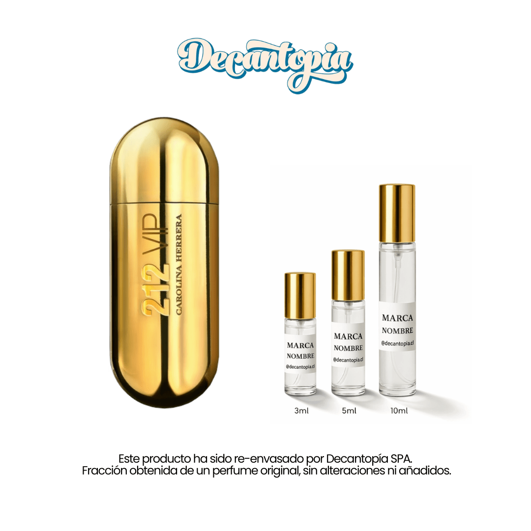 DECANT CAROLINA HERRERA - 212 VIP EDP - Decantopia
