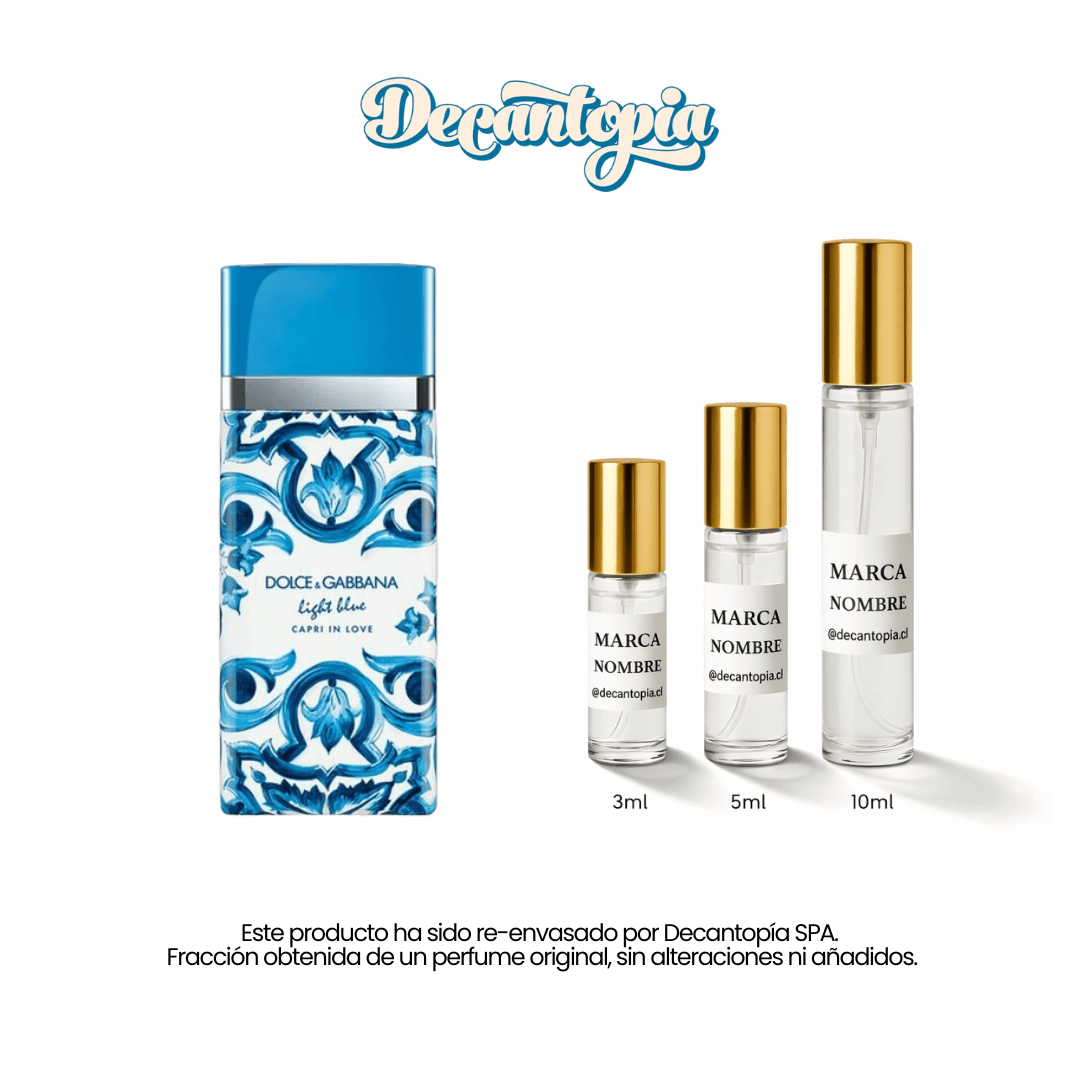 DECANT DOLCE & GABBANA - LIGHT BLUE CAPRI IN LOVE EDP - Decantopia