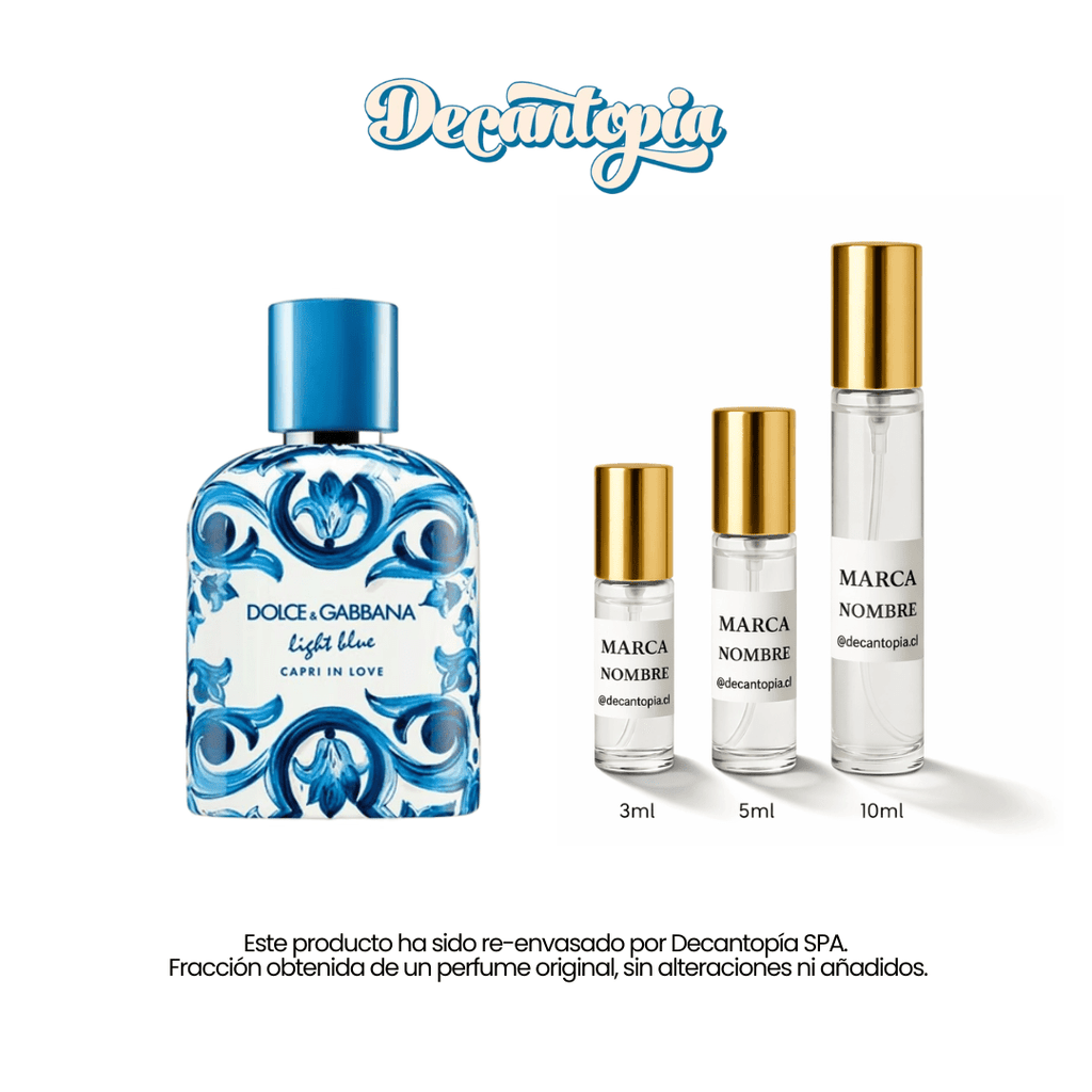 DECANT DOLCE & GABBANA - LIGHT BLUE CAPRI IN LOVE POUR HOMME EDP - Decantopia