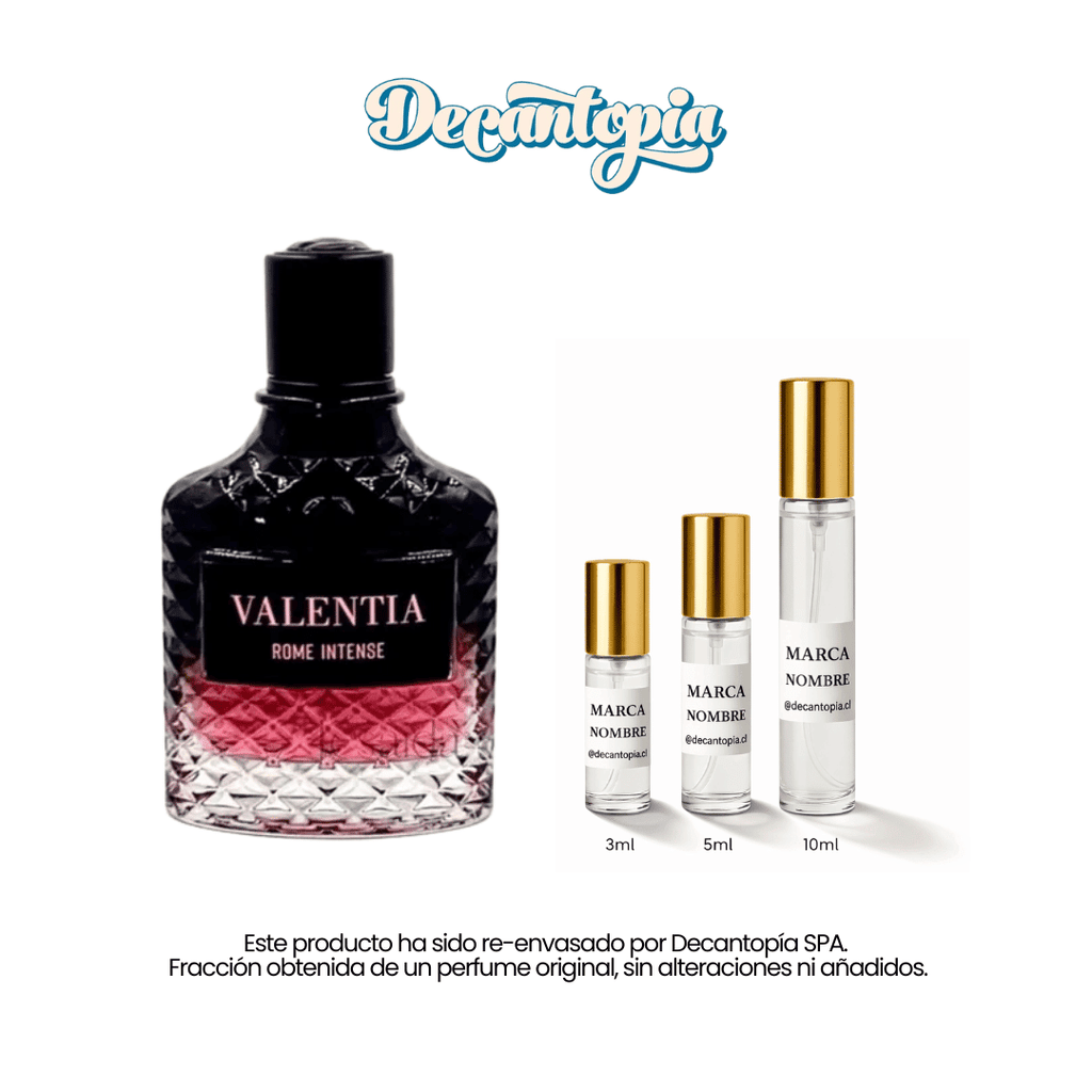DECANT FRAGRANCE WORLD - VALENTIA ROME INTENSE (Dupe Born in Roma Intense - Valentino) - Decantopia