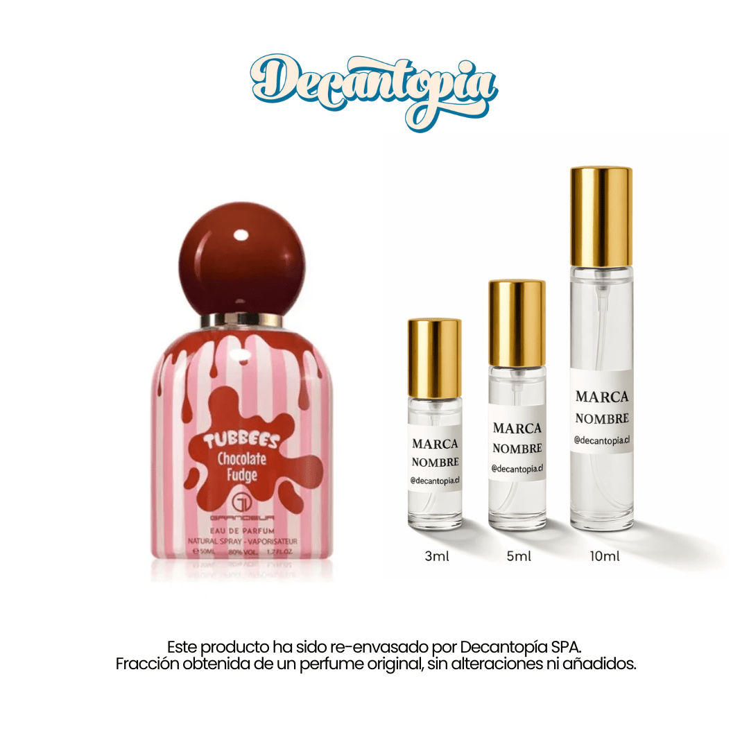 DECANT GRANDEUR - TUBEES CHOCOLATE FUDGE - Decantopia