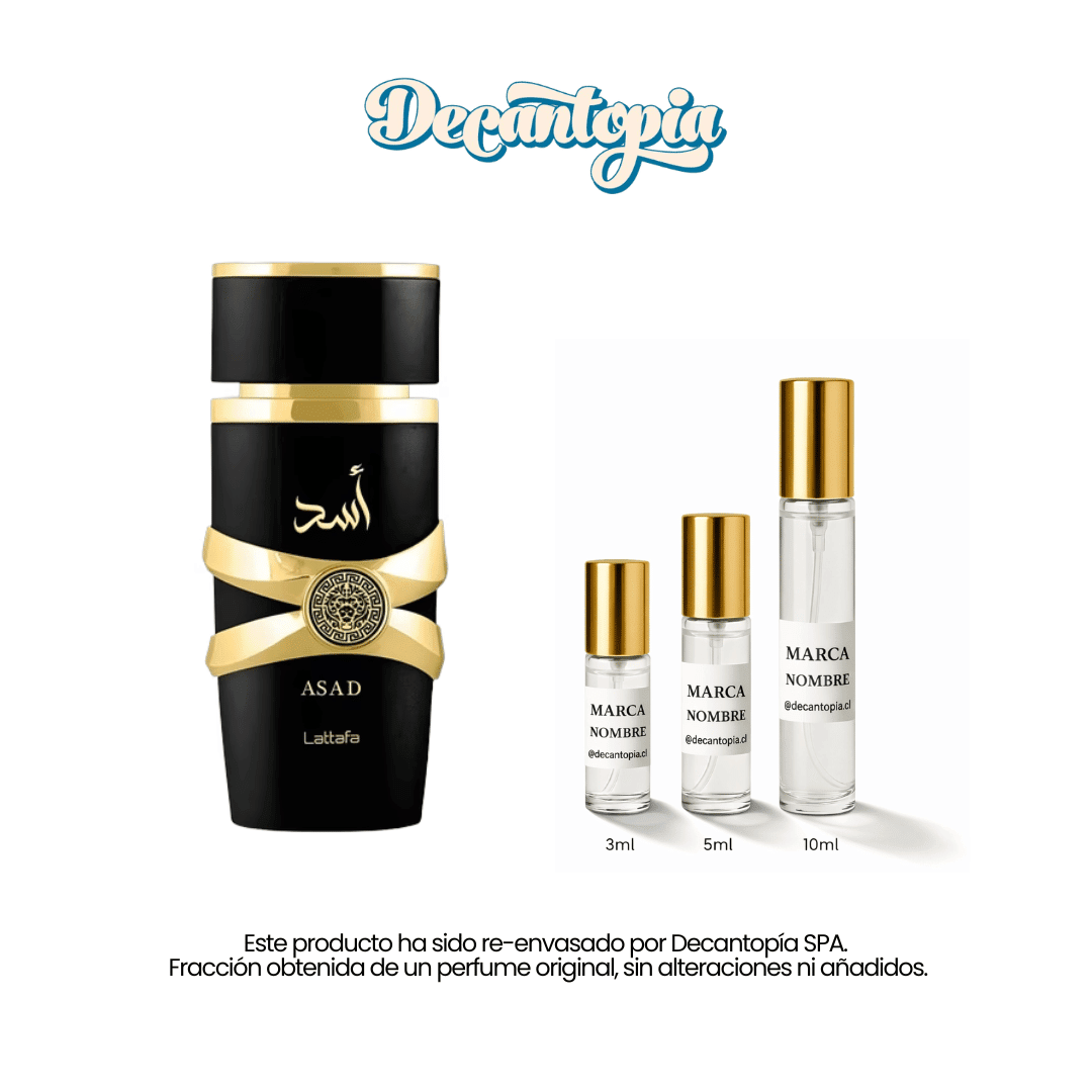 DECANT LATTAFA - ASAD (Dupe de Sauvage Elixir) - Decantopia
