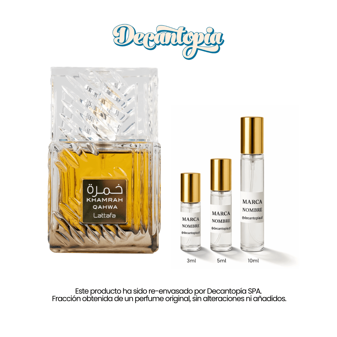 DECANT LATTAFA - KHAMRAH QAHWA EDP (Kilian - Angels' Share) - Decantopia