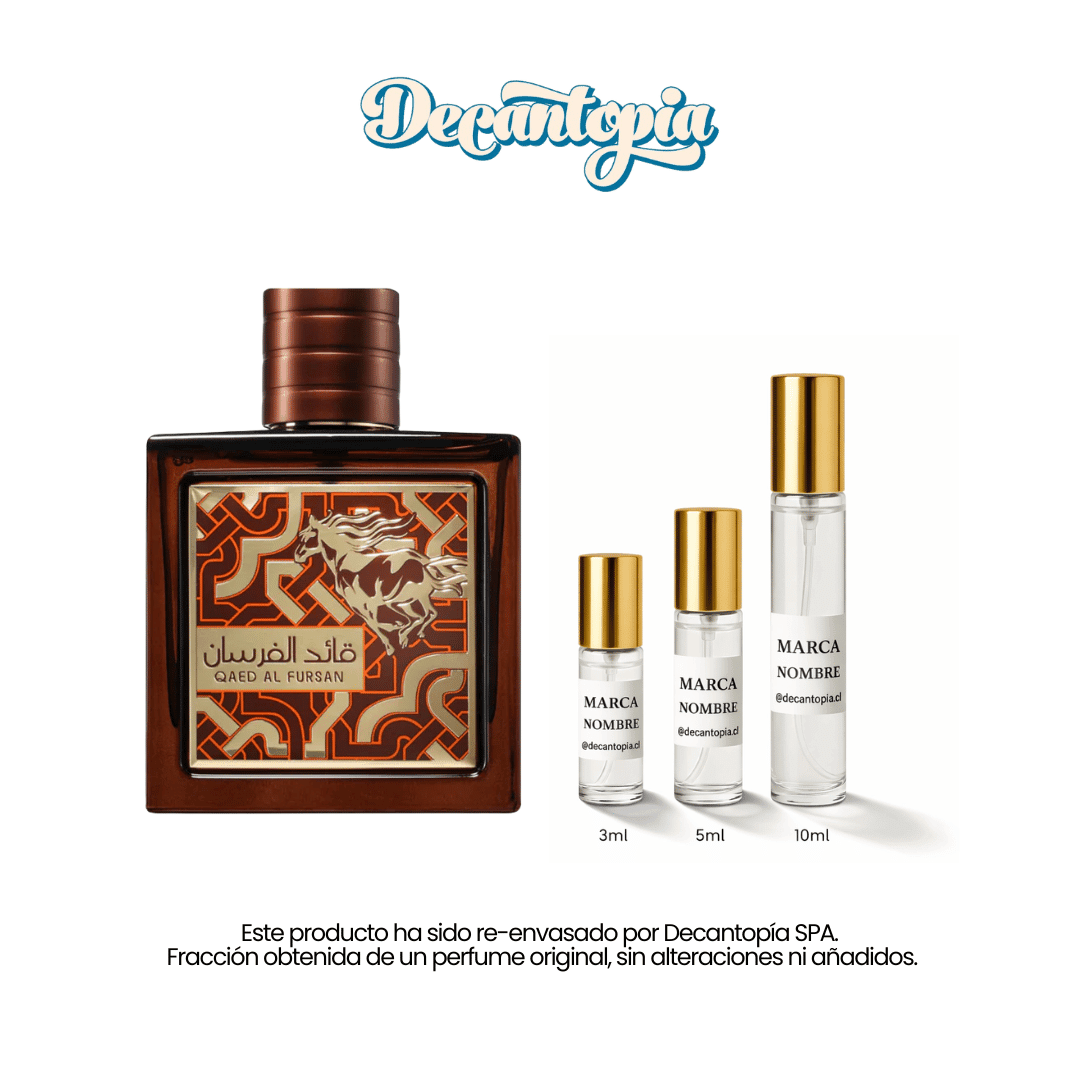 DECANT LATTAFA - QAED AL FURSAN UNTAMED Versace - Eors Najim - Decantopia