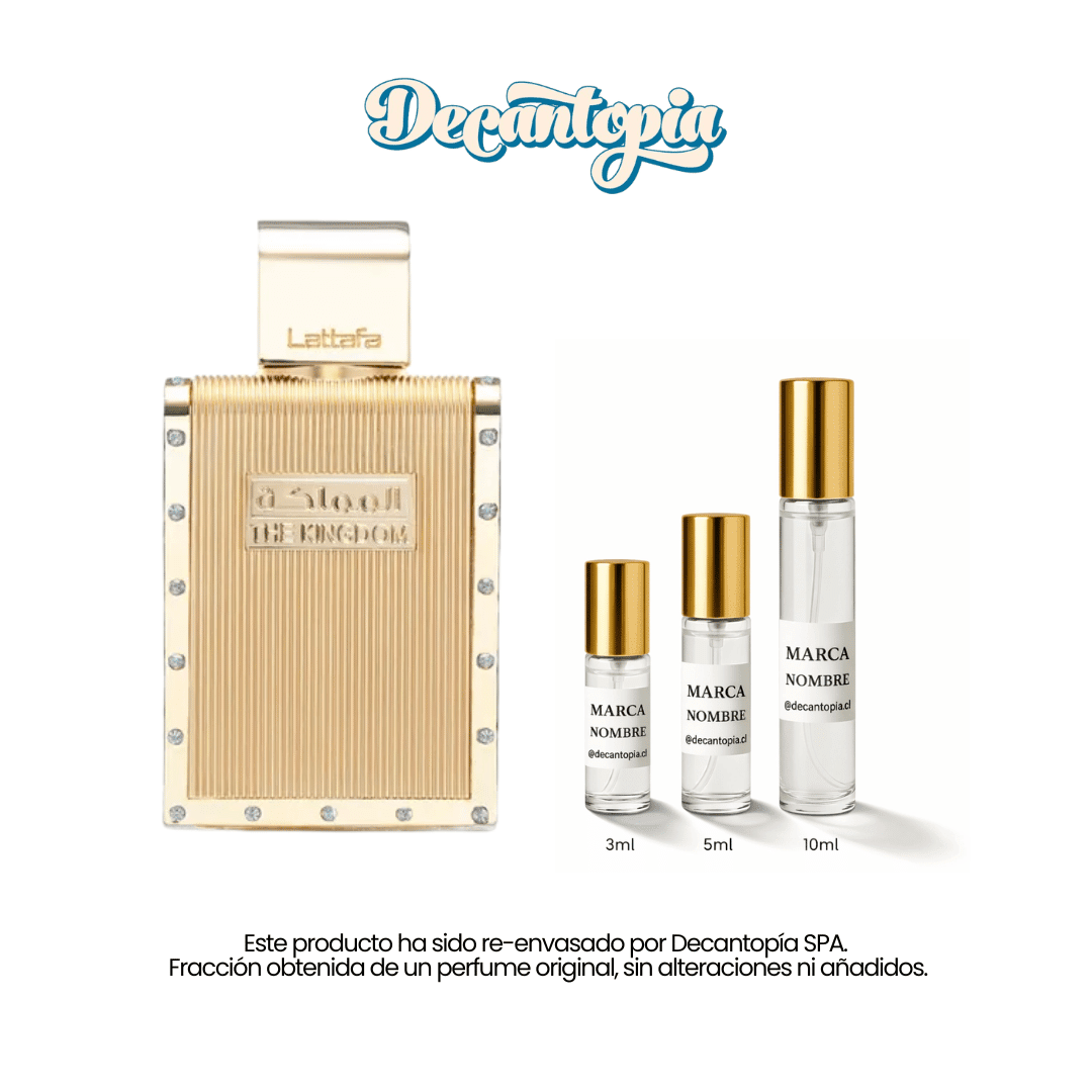 DECANT LATTAFA - THE KINGDOM EDP (Jpg - Le Male Elixir) - Decantopia