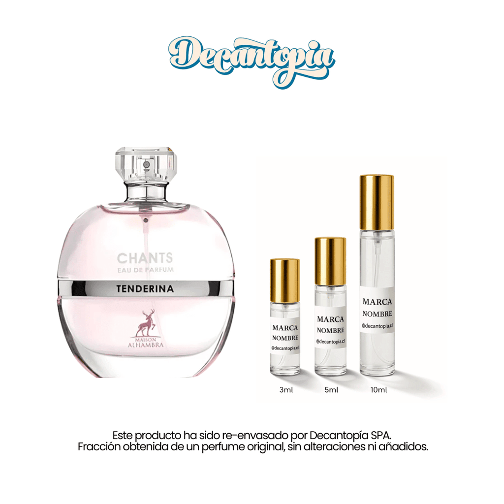 DECANT MAISON ALHAMBRA - CHANTS TENDERINA EDP (Chance Eau Tendre - Chanel) - Decantopia