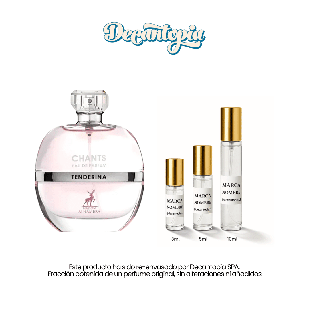 DECANT MAISON ALHAMBRA - CHANTS TENDERINA EDP (Chance Eau Tendre - Chanel) - Decantopia