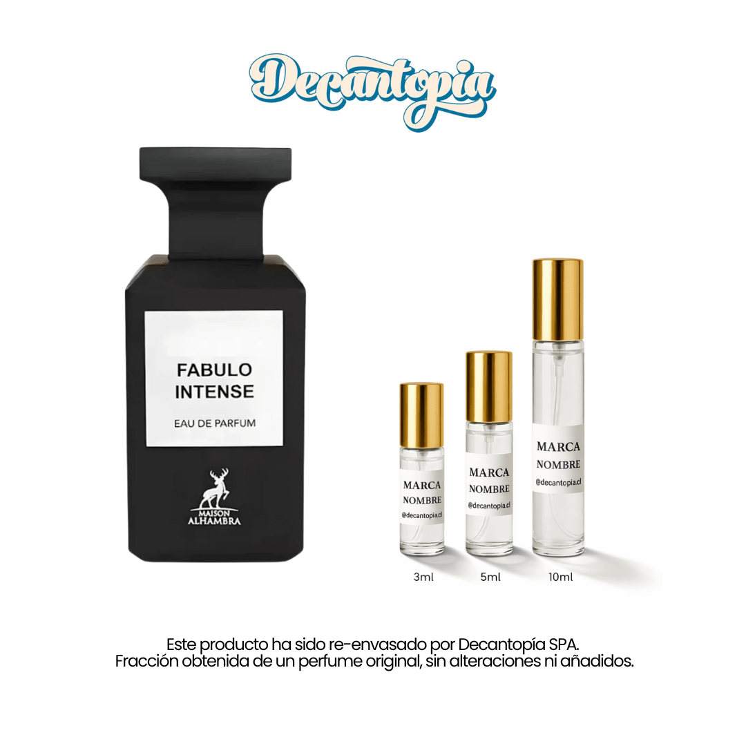 DECANT MAISON ALHAMBRA - FABULO INTENSE EDP (Dupe de Fucking Fabulous - Tom Ford) - Decantopia