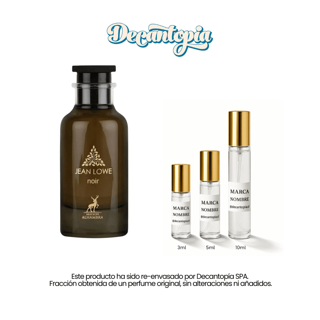 DECANT MAISON ALHAMBRA - JEAN LOWE NOIR EDP (Louis Vuitton - Matiere Noire) - Decantopia